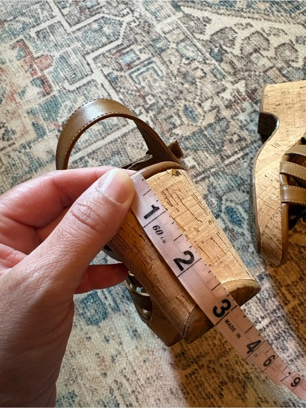 BareTraps wedge cork sandals, Women’s 8.5